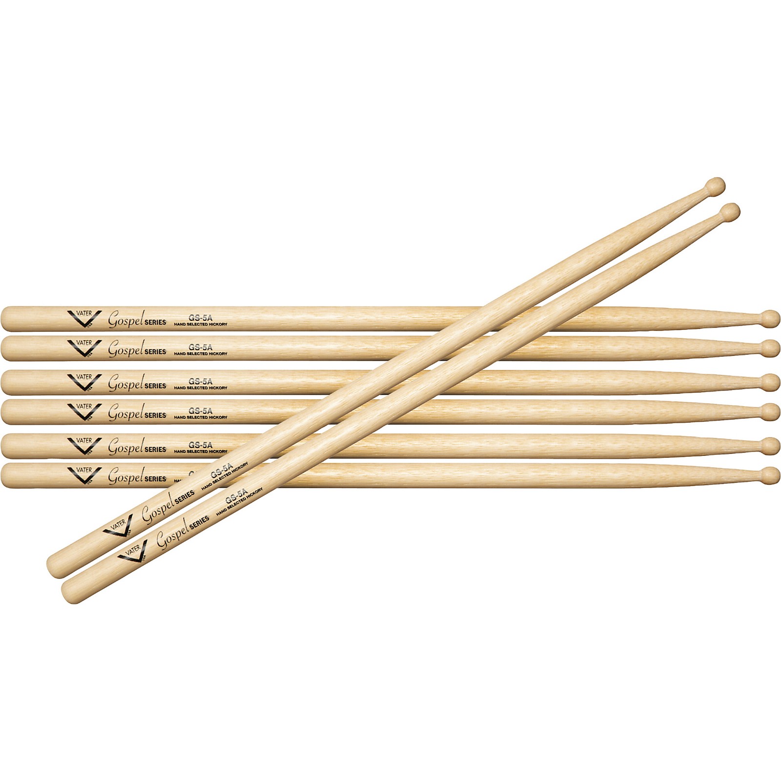 Vater Gospel Drumsticks 5A Buy 3 Get 1 Free Musician's Friend