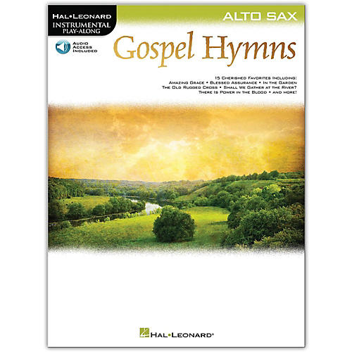 Hal Leonard Gospel Hymns For Alto Sax Instrumental Play-Along Book/Audio Online