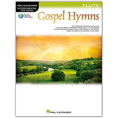 Hal Leonard Gospel Hymns For Flute Instrumental Play-Along Book/Audio Online