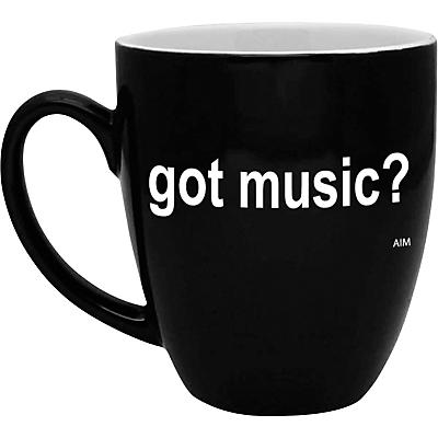 AIM Got Music? Black and White Bistro Coffee Mug