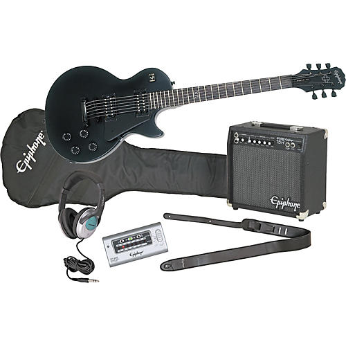 Goth Les Paul Studio Electric Guitar and All Access Amp Pack
