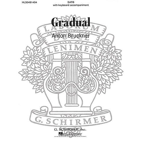 G. Schirmer Gradual composed by A Bruckner