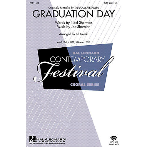 Hal Leonard Graduation Day SATB arranged by Ed Lojeski