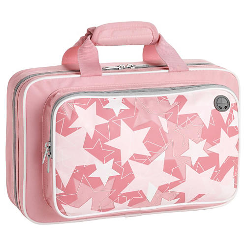 Grafix Pink Stars Series Polyfoam Clarinet Case