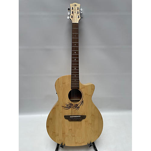 Luna Guitars Grand Auditorium Acoustic Electric Guitar Natural