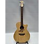 Used Luna Guitars Grand Auditorium Acoustic Electric Guitar Natural