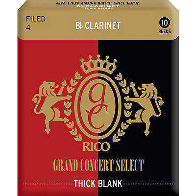 Rico Grand Concert Select Thick Blank Bb Clarinet Reeds