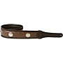 Taylor Grand Pacific Leather Strap, Nickel Conchos Black 3 in.