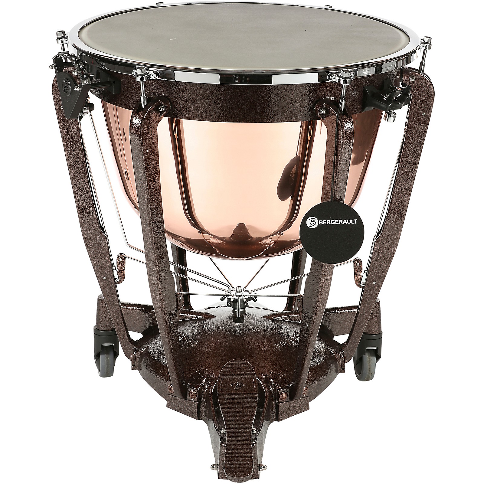 Bergerault Grand Professional Series Cambered Polish Copper Bowl