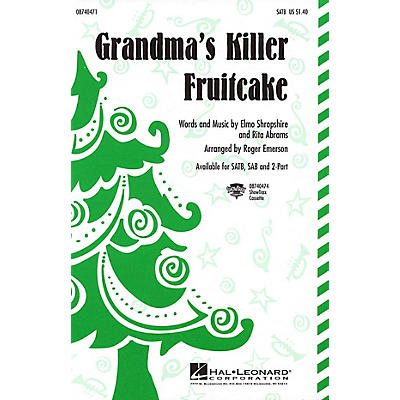 Hal Leonard Grandma's Killer Fruitcake 2-Part Arranged by Roger Emerson