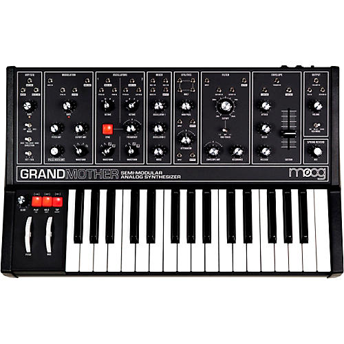 Moog Grandmother Dark Semi-Modular Analog Synthesizer Condition 1 - Mint Regular