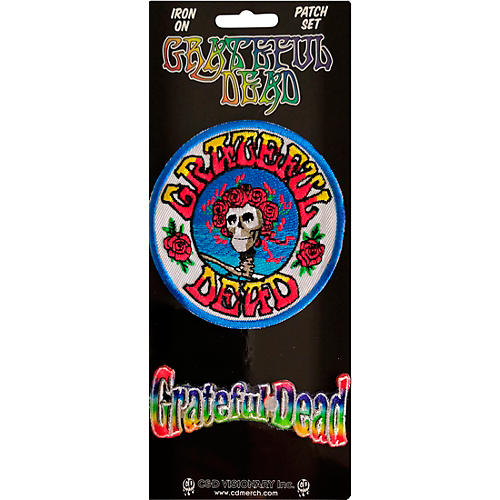 C&D Visionary Grateful Dead Skull Roses Patch set