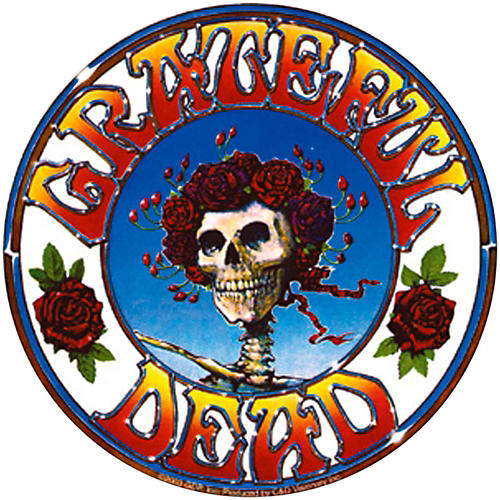 C&D Visionary Grateful Dead Skull & Roses Sticker | Musician's Friend
