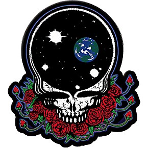 grateful dead space your face keychain