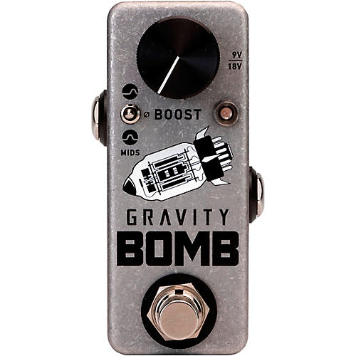 CopperSound Pedals Gravity Bomb V2 Clean Boost & Mids Enhancer Grey