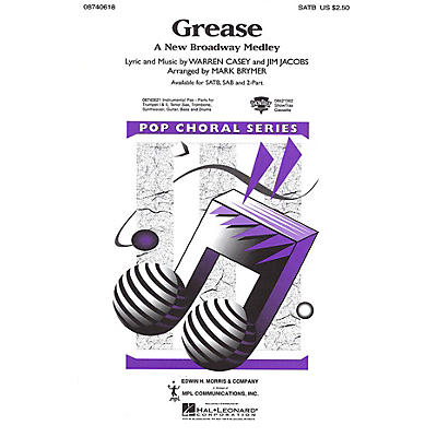 Hal Leonard Grease (A New Broadway Medley) 2-Part Arranged by Mark Brymer