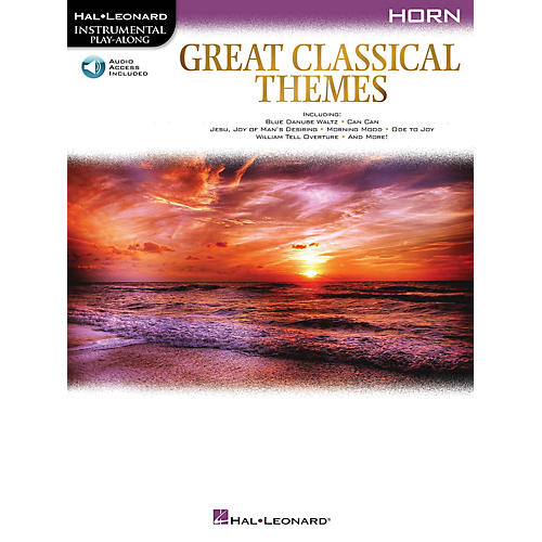 Hal Leonard Great Classical Themes for Horn Instrumental Play-Along Book/Audio Online