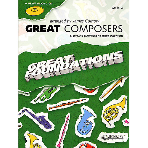 Great Composers (Bb Soprano Sax/Bb Tenor Sax - Grade 0.5) Concert Band Level 1/2