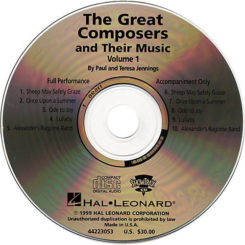 Hal Leonard Great Composers and Their Music CD