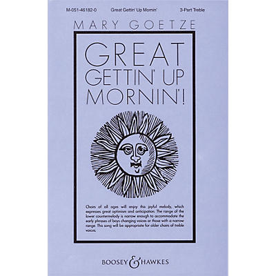 Boosey and Hawkes Great Gettin' Up Mornin'! SSA A Cappella arranged by Mary Goetze