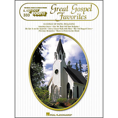 Hal Leonard Great Gospel Favorites E-Z Play 333