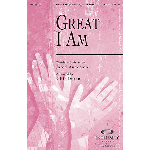 Integrity Choral Great I Am CD ACCOMP Arranged by Cliff Duren