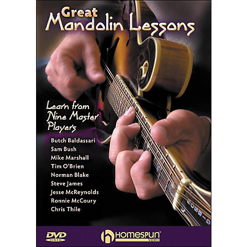 Great Mandolin Lessons: learn From Nine Master Players DVD