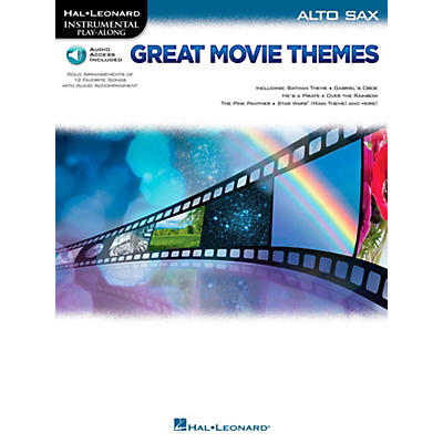 Hal Leonard Great Movie Themes For Alto Sax - Instrumental Play-Along (Book/Online Audio)