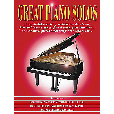 Music Sales Great Piano Solos - The Red Book Music Sales America Series Softcover