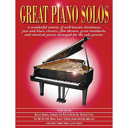 Music Sales Great Piano Solos - The Red Book Music Sales America Series Softcover