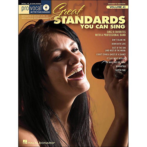 Great Standards You Can Sing - Pro Vocal Series Vol. 42 for Female Singers Book/CD