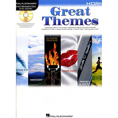 Hal Leonard Great Themes - Instrumental Play-Along Book/CD Horn