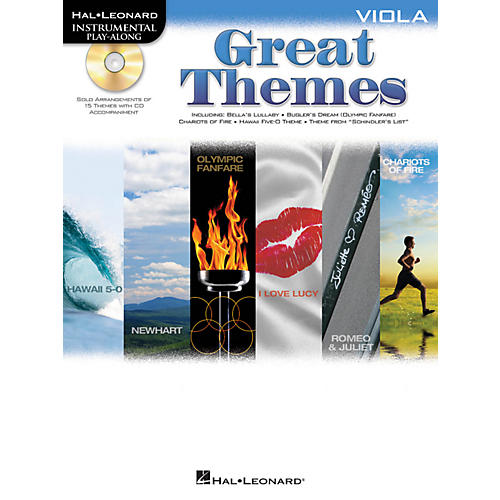 Hal Leonard Great Themes - Instrumental Play-Along Book/CD Viola