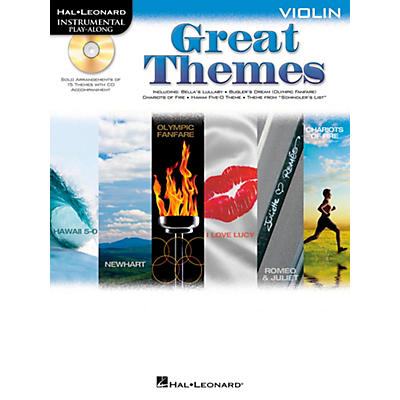 Hal Leonard Great Themes - Instrumental Play-Along Book/CD