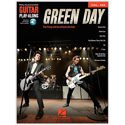 Hal Leonard Green Day - Guitar Play-Along Vol. 165 (Book/Audio Online)