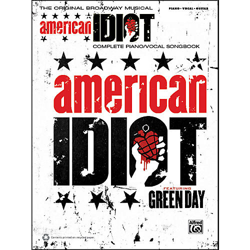 Alfred Green Day American Idiot The Musical Piano/Vocal/Guitar