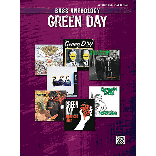 Green Day Anthology Bass Guitar Tab Songbook