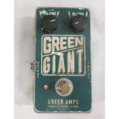 Greer Amplification Green Giant Effect Pedal
