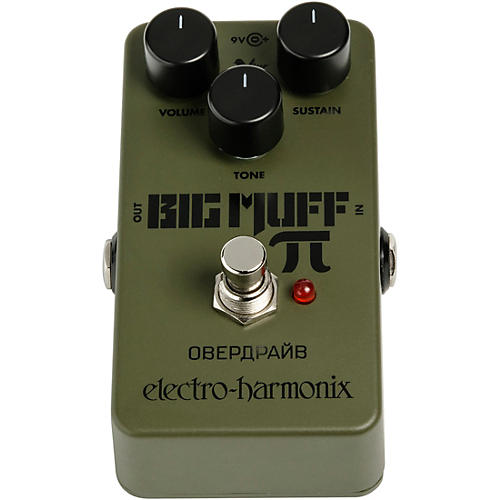 Electro-Harmonix Green Russian Big Muff Distortion and Sustainer Effects Pedal Condition 1 - Mint