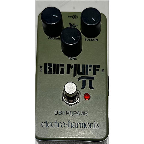 Electro-Harmonix Green Russian Big Muff Pi Fuzz Effect Pedal