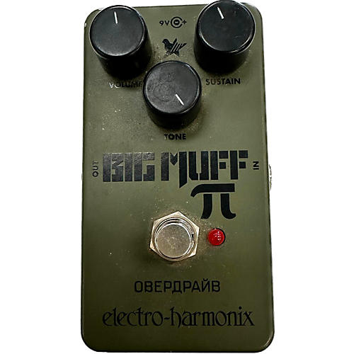 Electro-Harmonix Green Russian Big Muff Pi Fuzz Effect Pedal