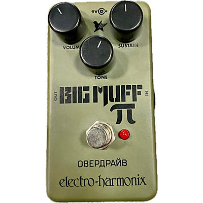 Electro-Harmonix Green Russian Big Muff Pi Fuzz Effect Pedal