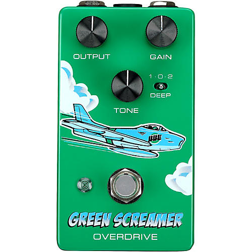 BBE Green Screamer v2 Overdrive Effects Pedal Green