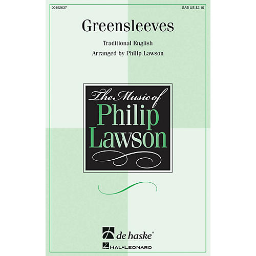 De Haske Music Greensleeves SAB arranged by Philip Lawson
