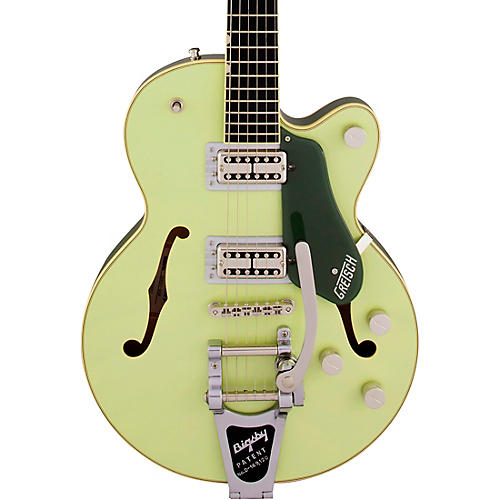Gretsch Guitars Gretsch G6659T Players Edition Broadkaster Jr. Center Block Single-Cut With String-Thru Bigsby Two-Tone Smoke Green