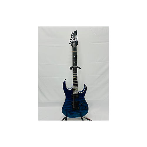 Ibanez Grg120qasp Solid Body Electric Guitar blue gradation