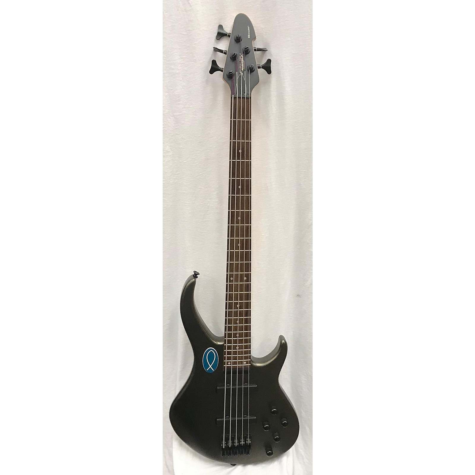 Used Peavey Grind Bxp 5 String Electric Bass Guitar Gray Musicians