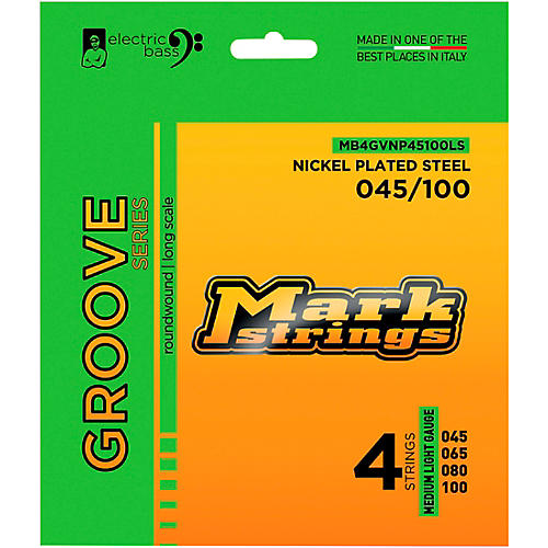 Markbass Groove Series Electric Bass Nickel Plated Steel Strings (45 - 100) Medium Light