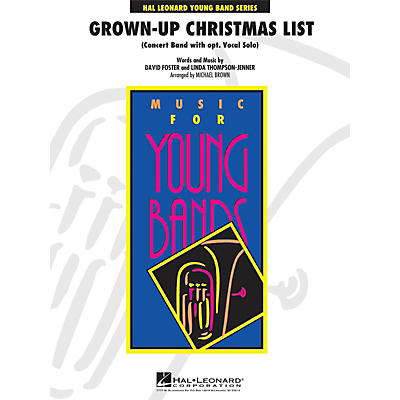 Hal Leonard Grown-Up Christmas List (With Optional Vocal Solo) - Young Concert Band Series Level 3