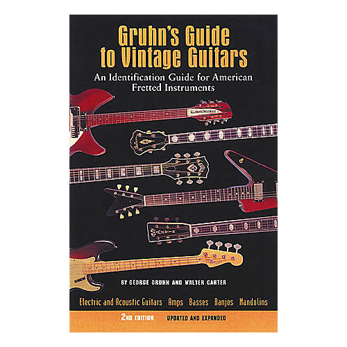 Gruhn's Guide Vintage Guitars 2nd Edition Book